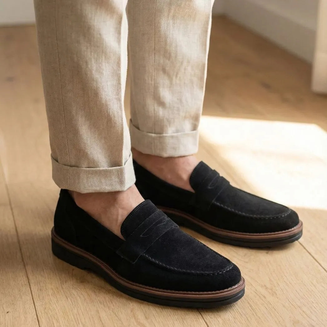 Mocassim de Camurça Monaco Edition