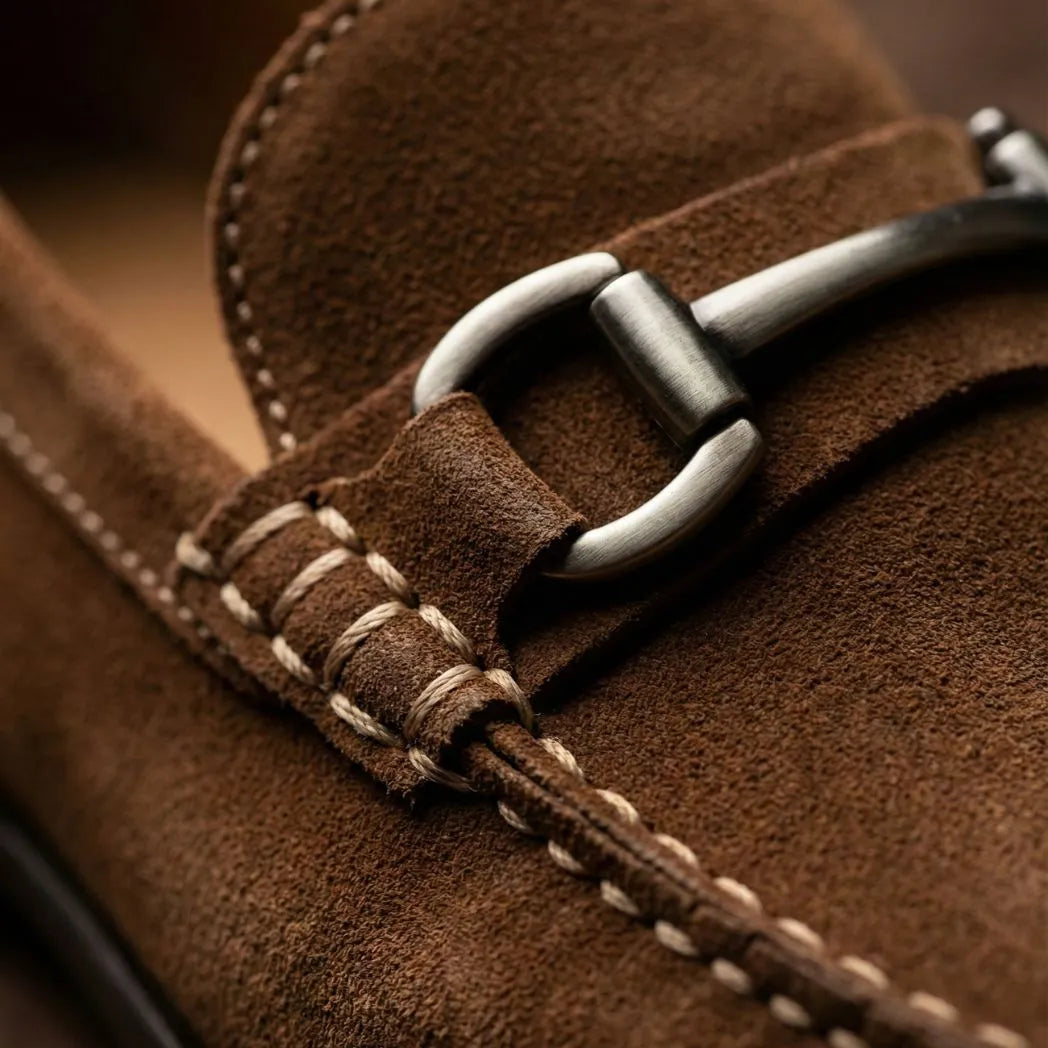 Mocassim de Camurça Titan Coffee Marrom