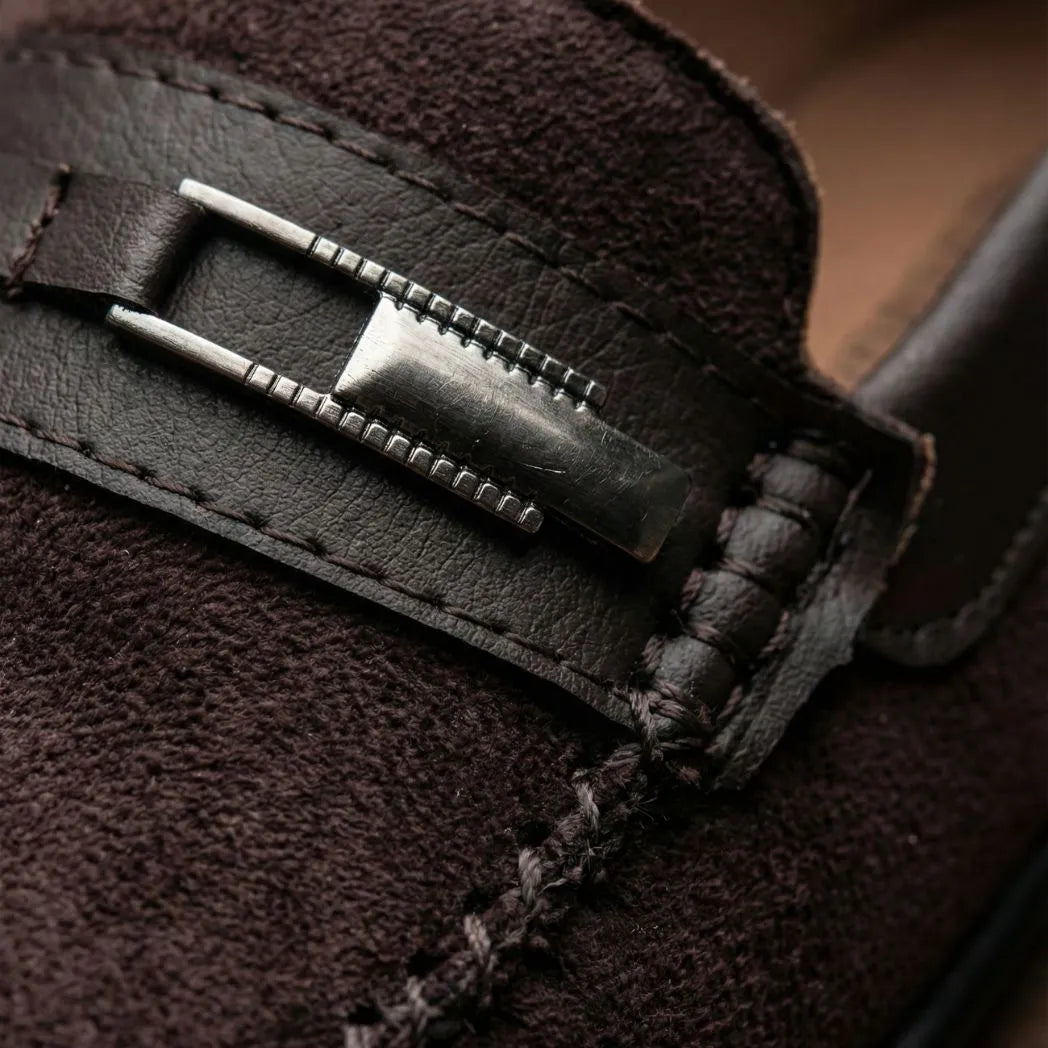 Mocassim de Camurça Titan Coffee
