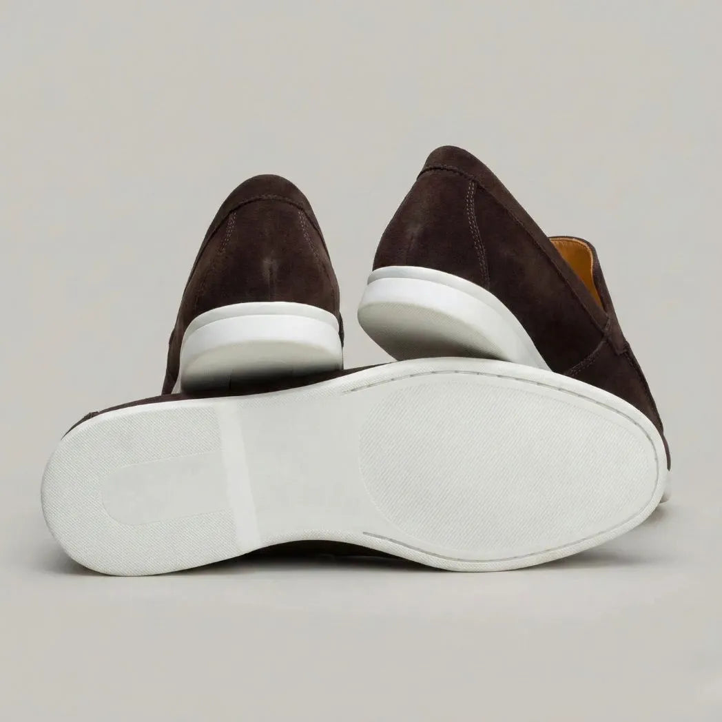Mocassim de Camurça de Lebre Preto