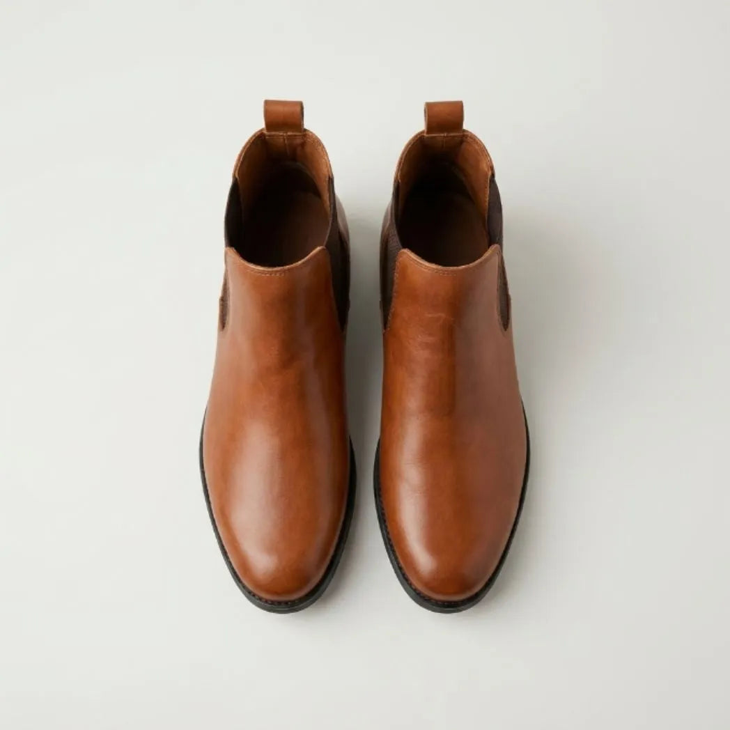 Bota Chelsea Masculina Clássica Marrom