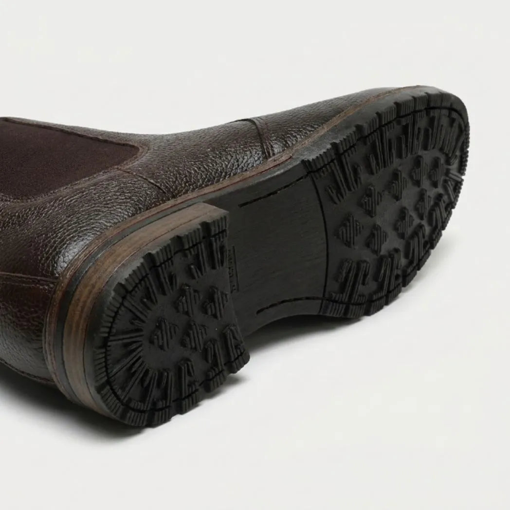 Bota Chelsea Masculina Vitiello Marrom