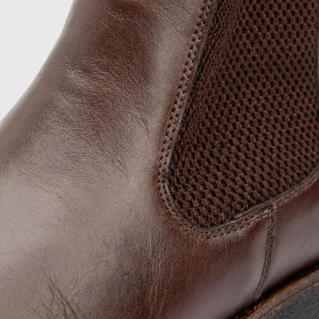Bota Chelsea Masculina Milan Marrom
