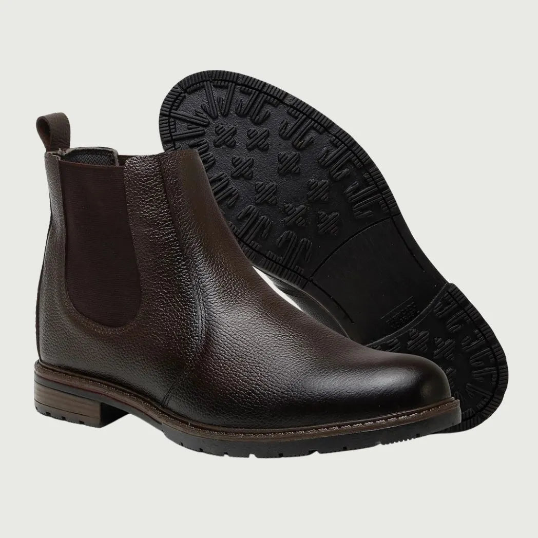 Bota Chelsea Masculina Vitiello Marrom