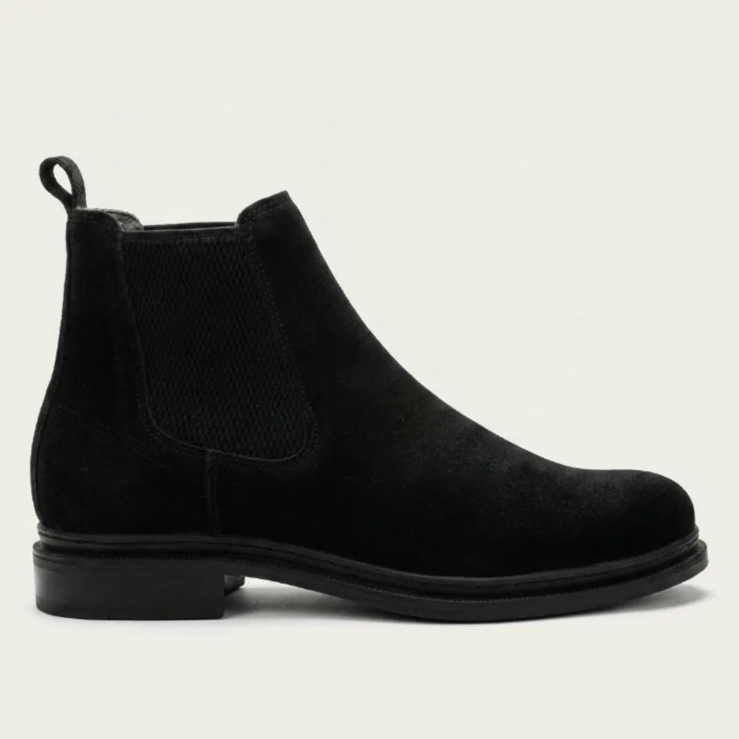 Bota Chelsea Masculina Camurça Preto