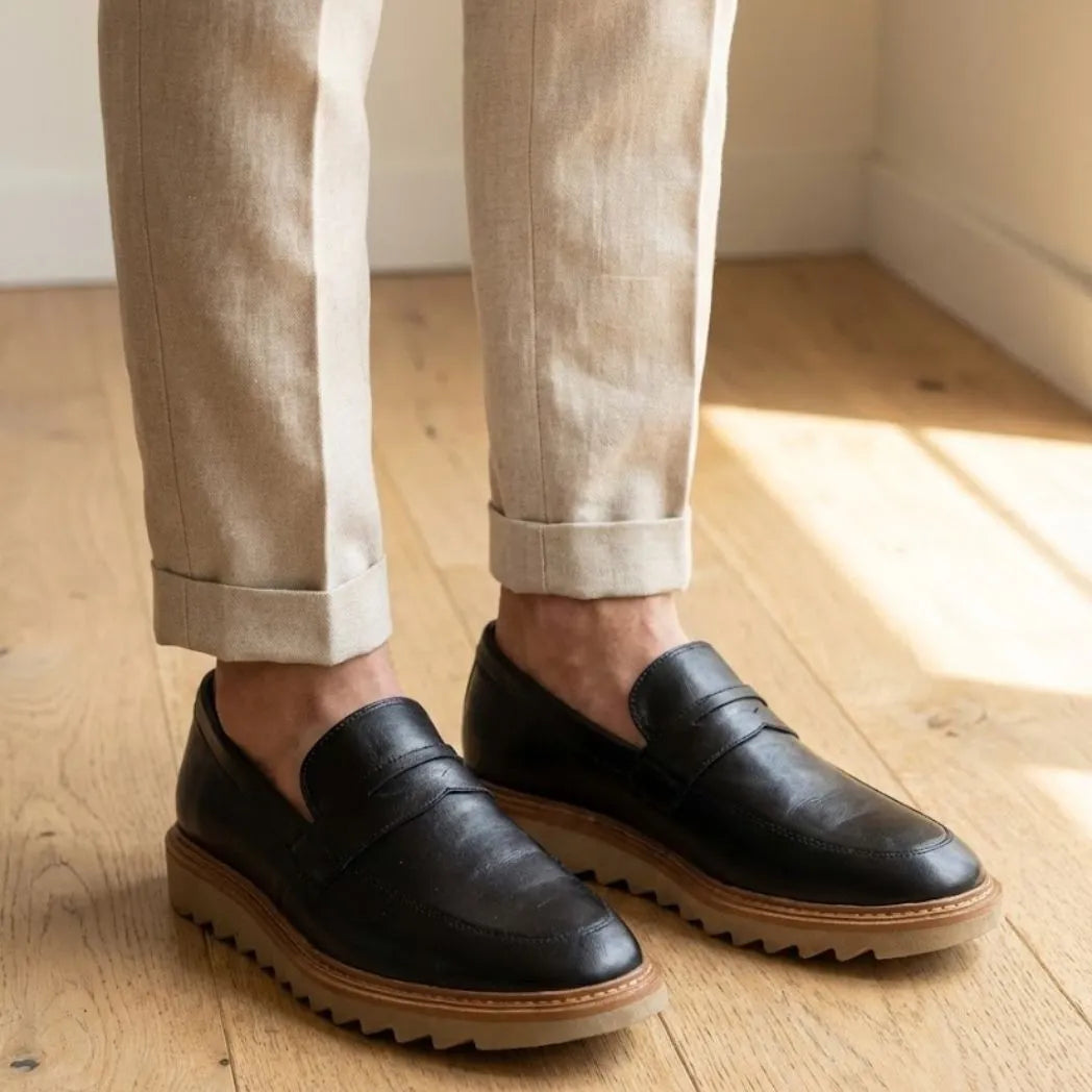 Mocassim Ash Tratorado Preto