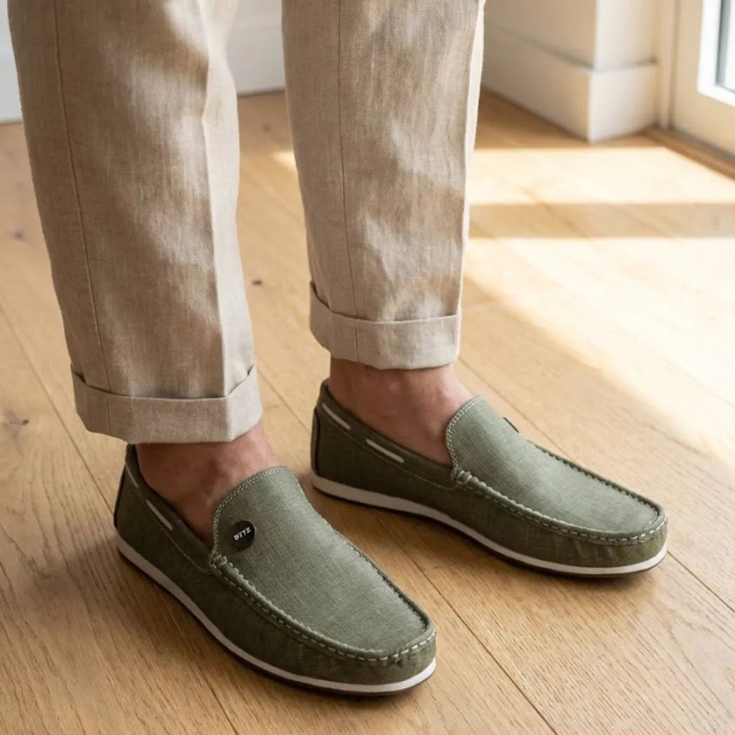 Mocassim Casual Canvas em Lona