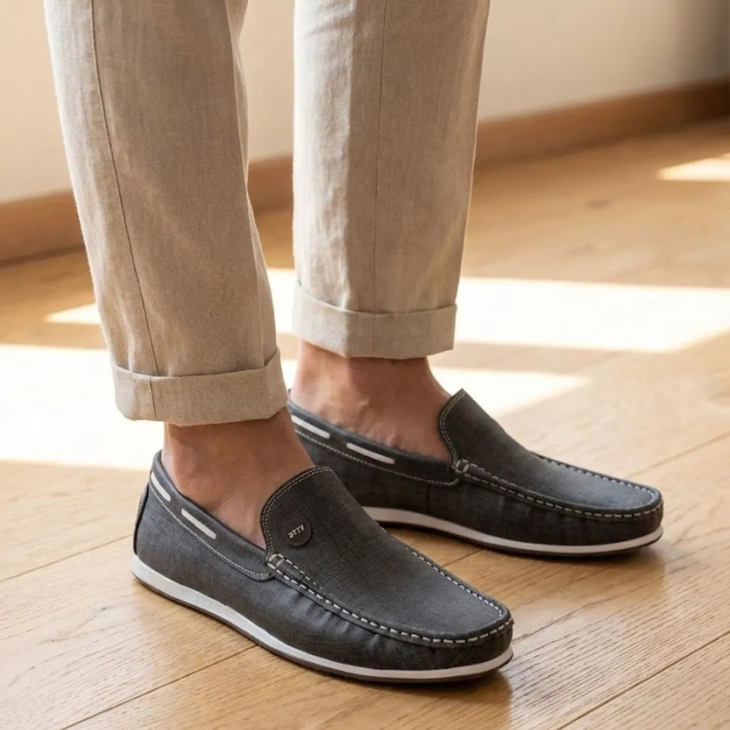 Mocassim Casual Canvas em Lona