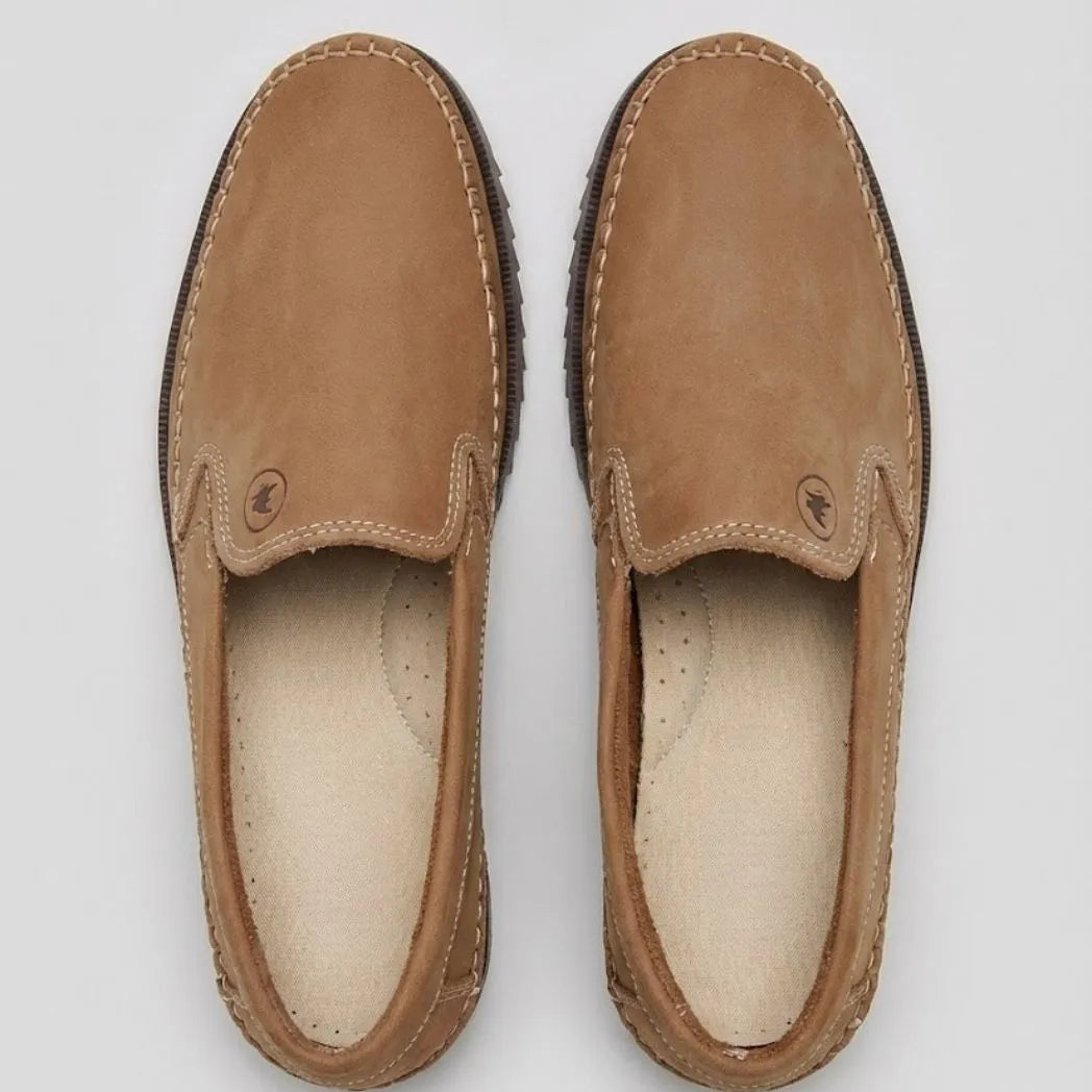 Mocassim Casual Dakota Rust Bege