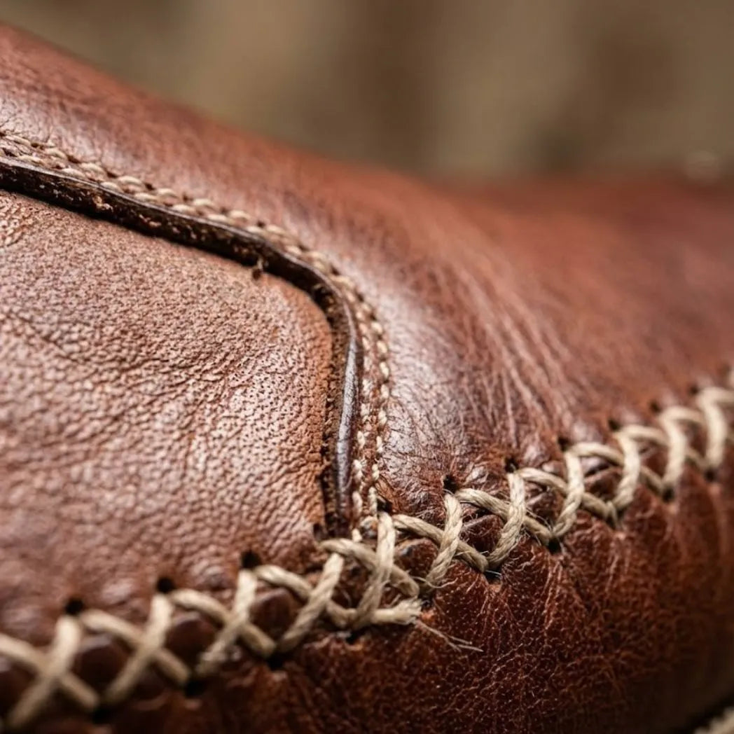 Mocassim Cognac de Couro Vermelho