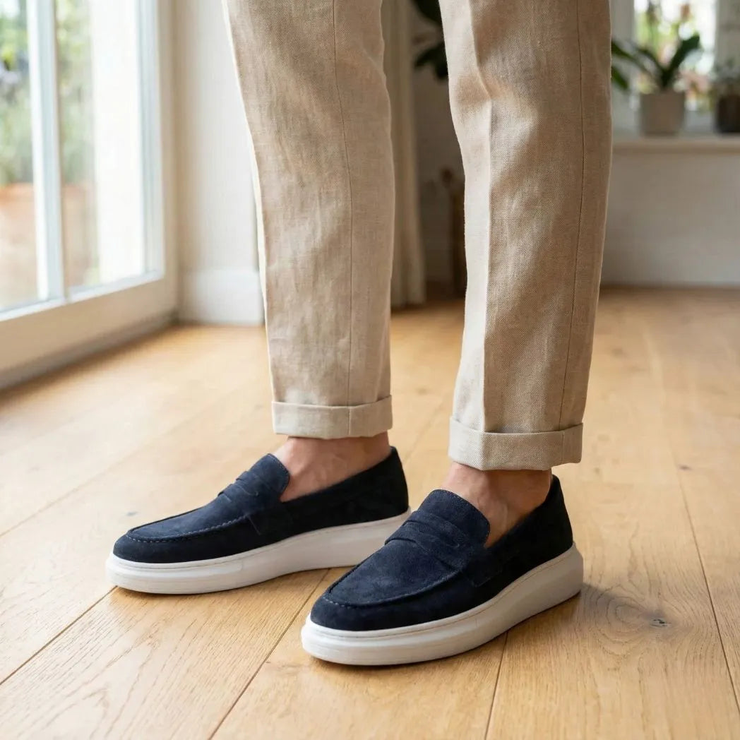 Mocassim Derby de Camurça