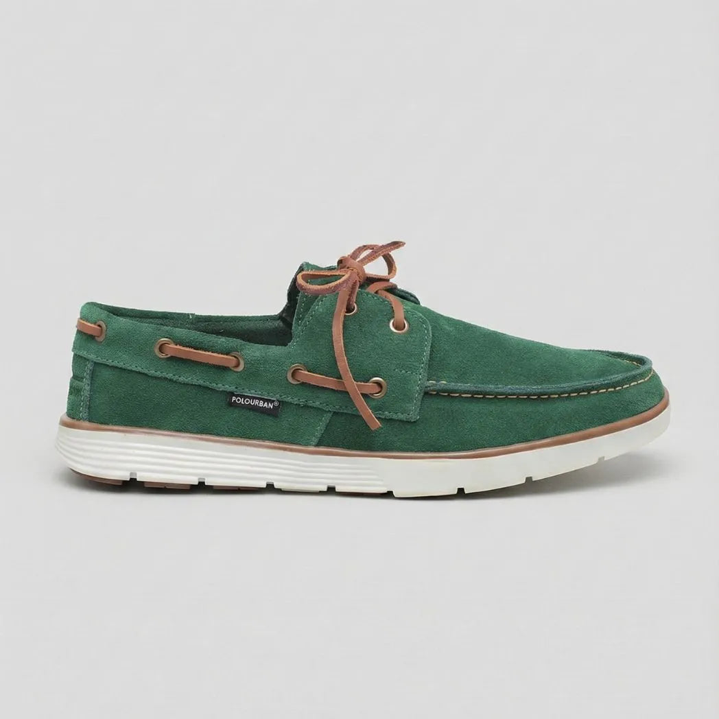 Mocassim Dockside de Camurça Verde