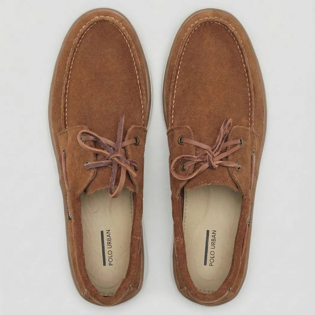 Mocassim Dockside de Camurça Marrom