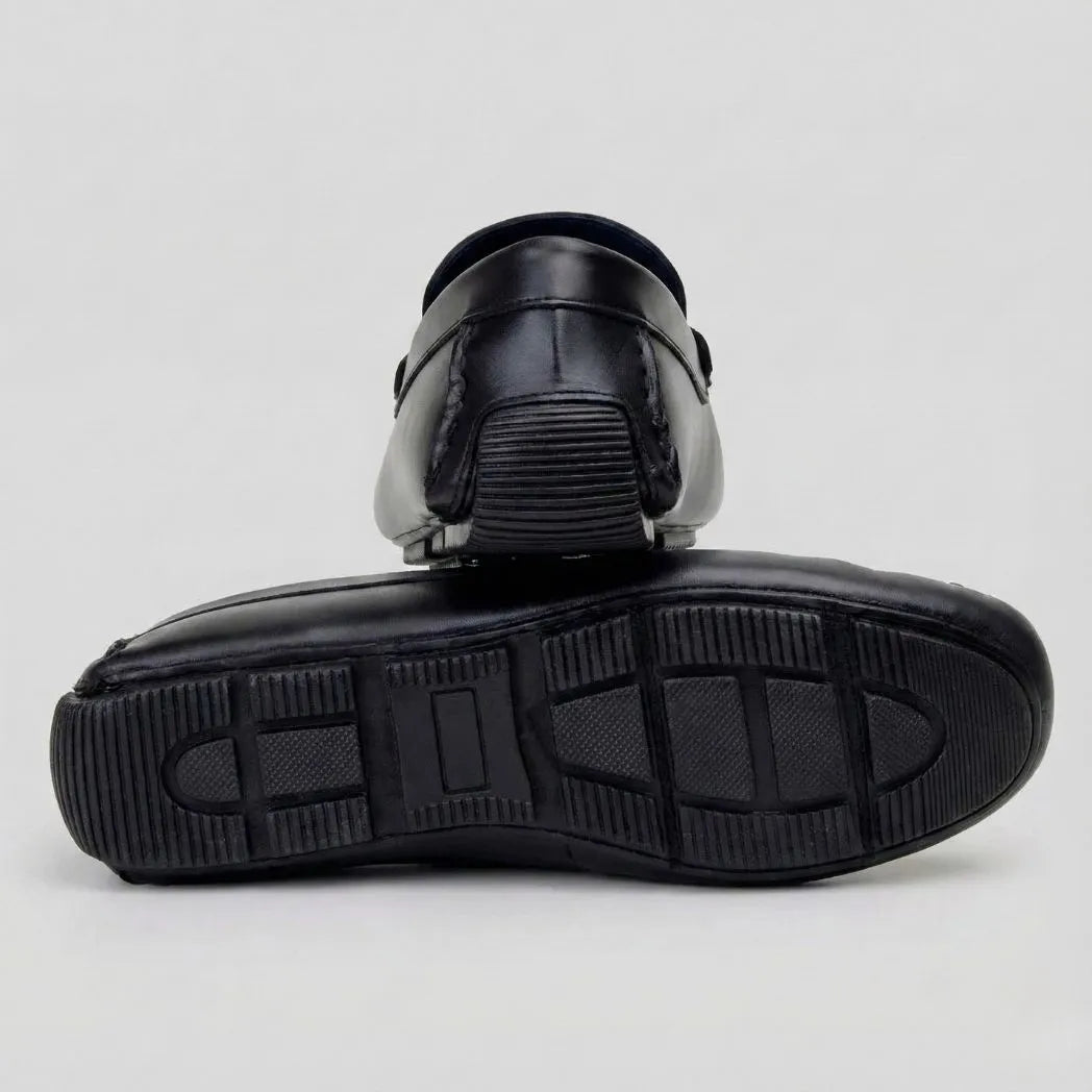 Mocassim Driver Aero Bit Preto com Fivela