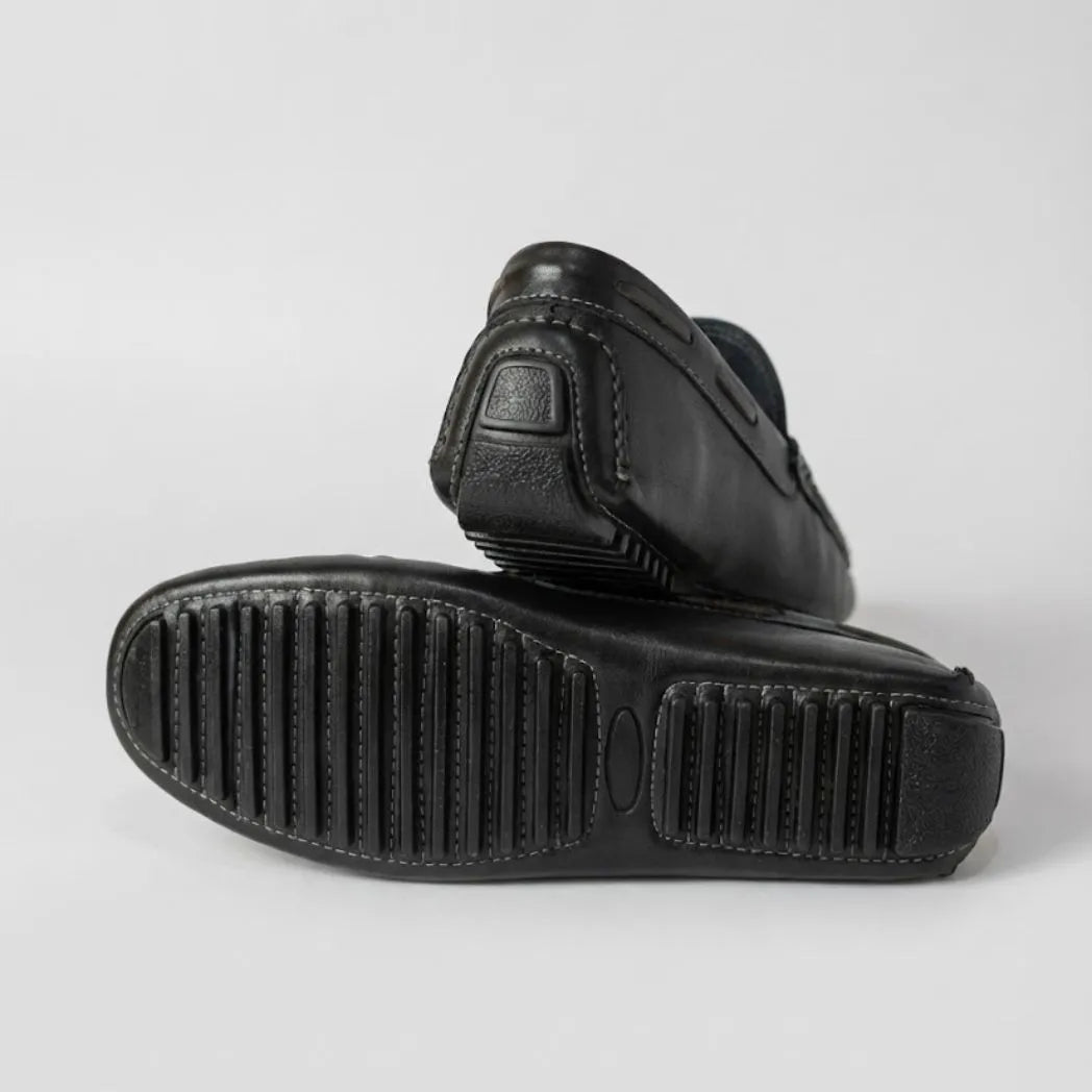 Mocassim Driver Cruise de Couro Preto