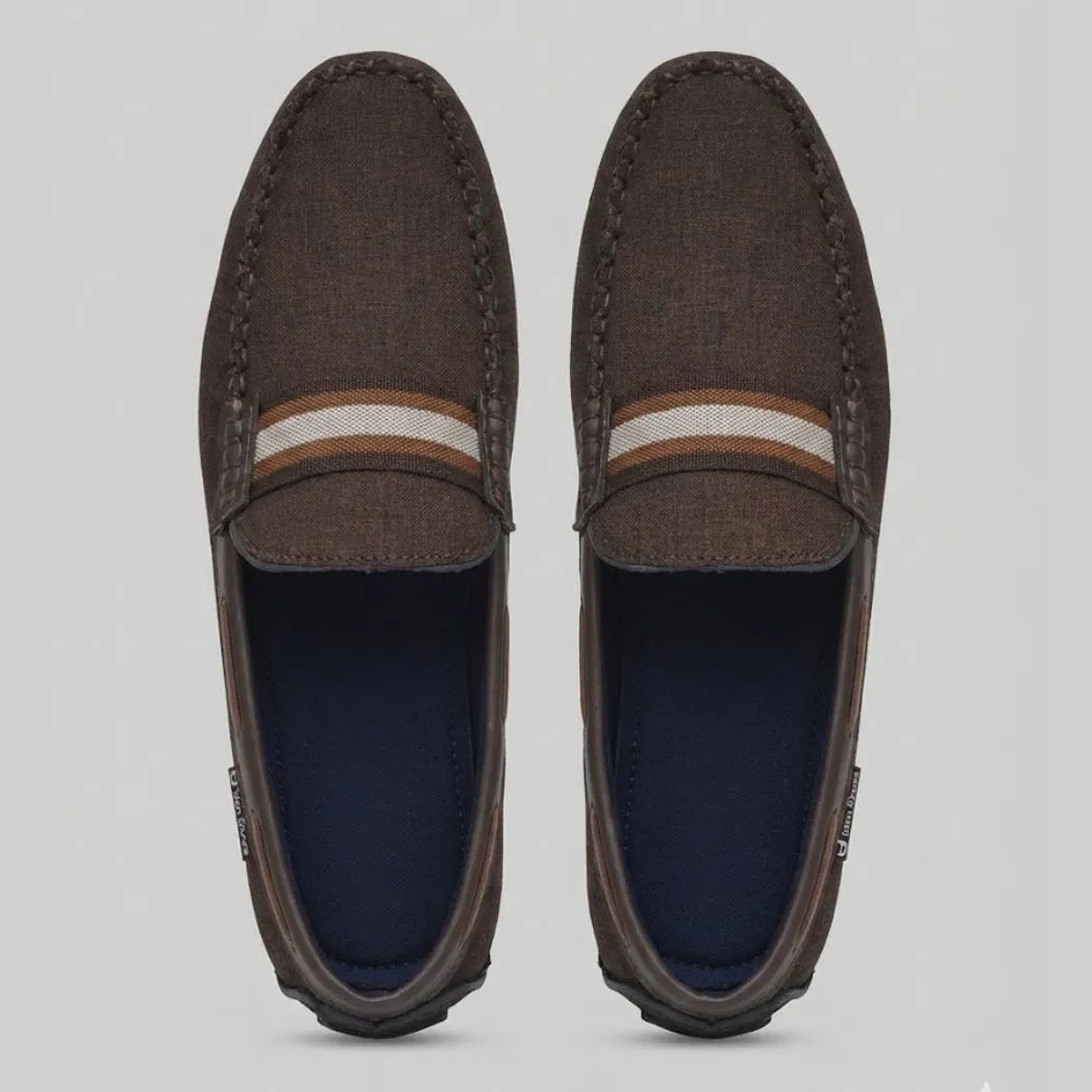 Mocassim Driver Riviera em Lona
