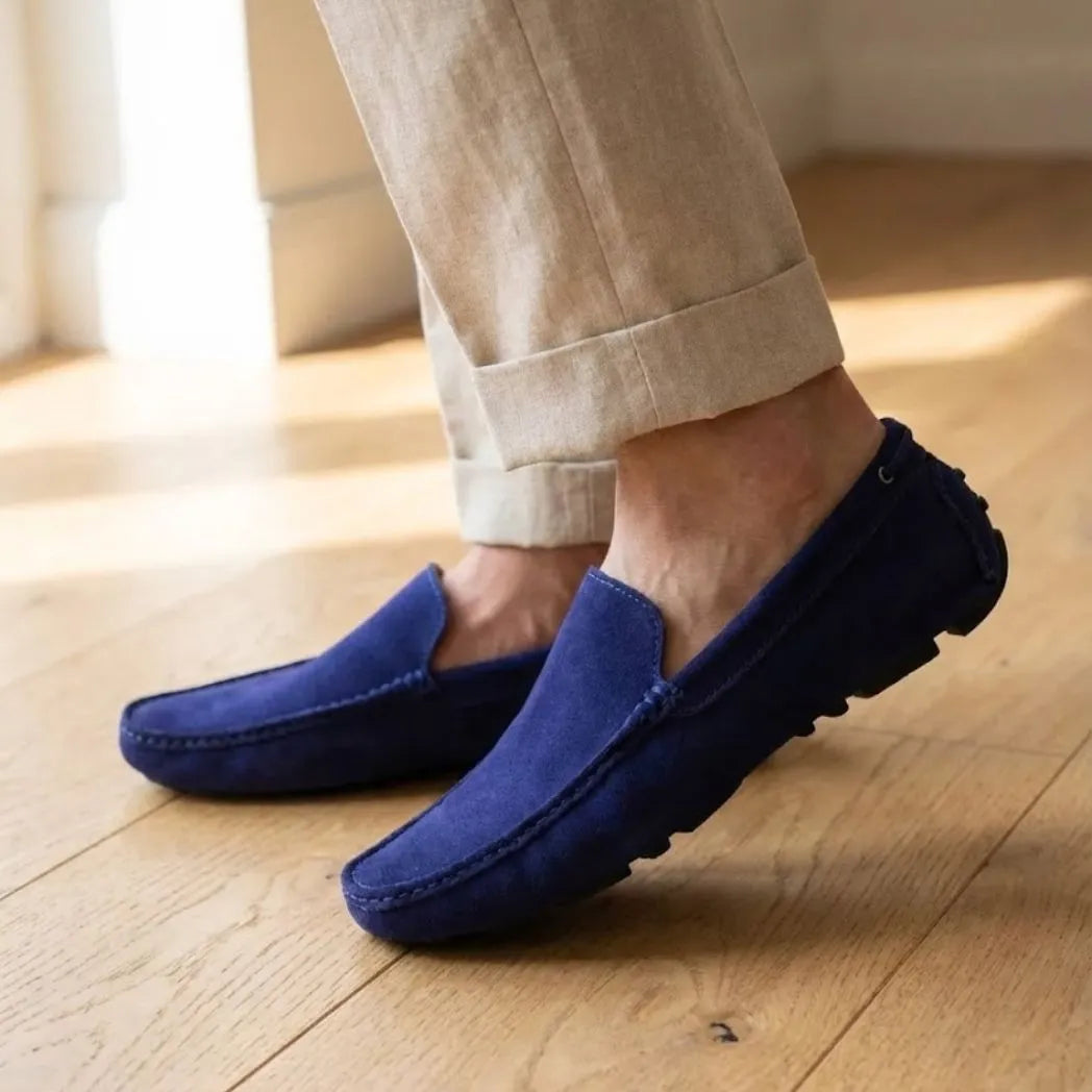 Mocassim Driver de Couro Capri Nero