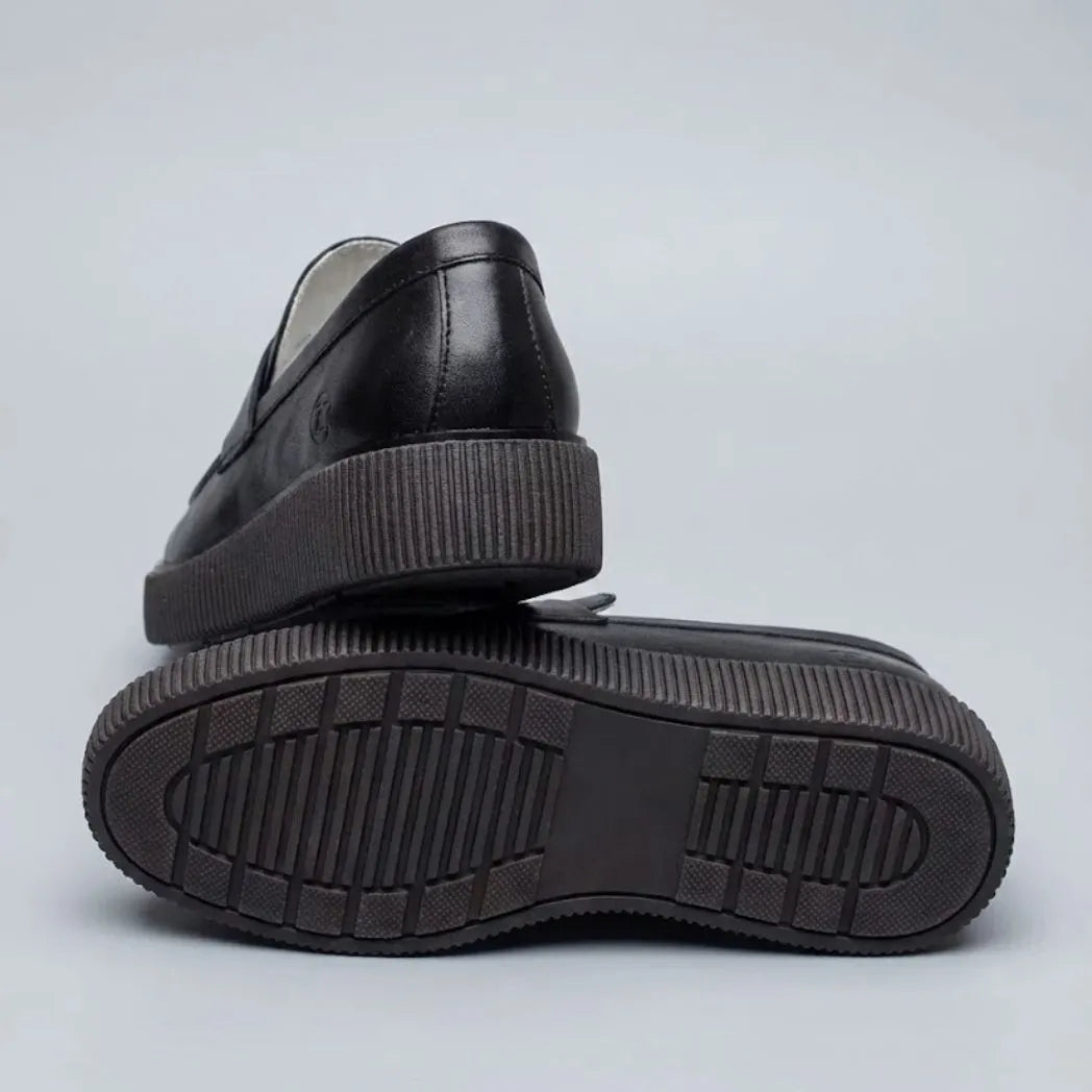 Mocassim Loafer Londres de Couro All-Black