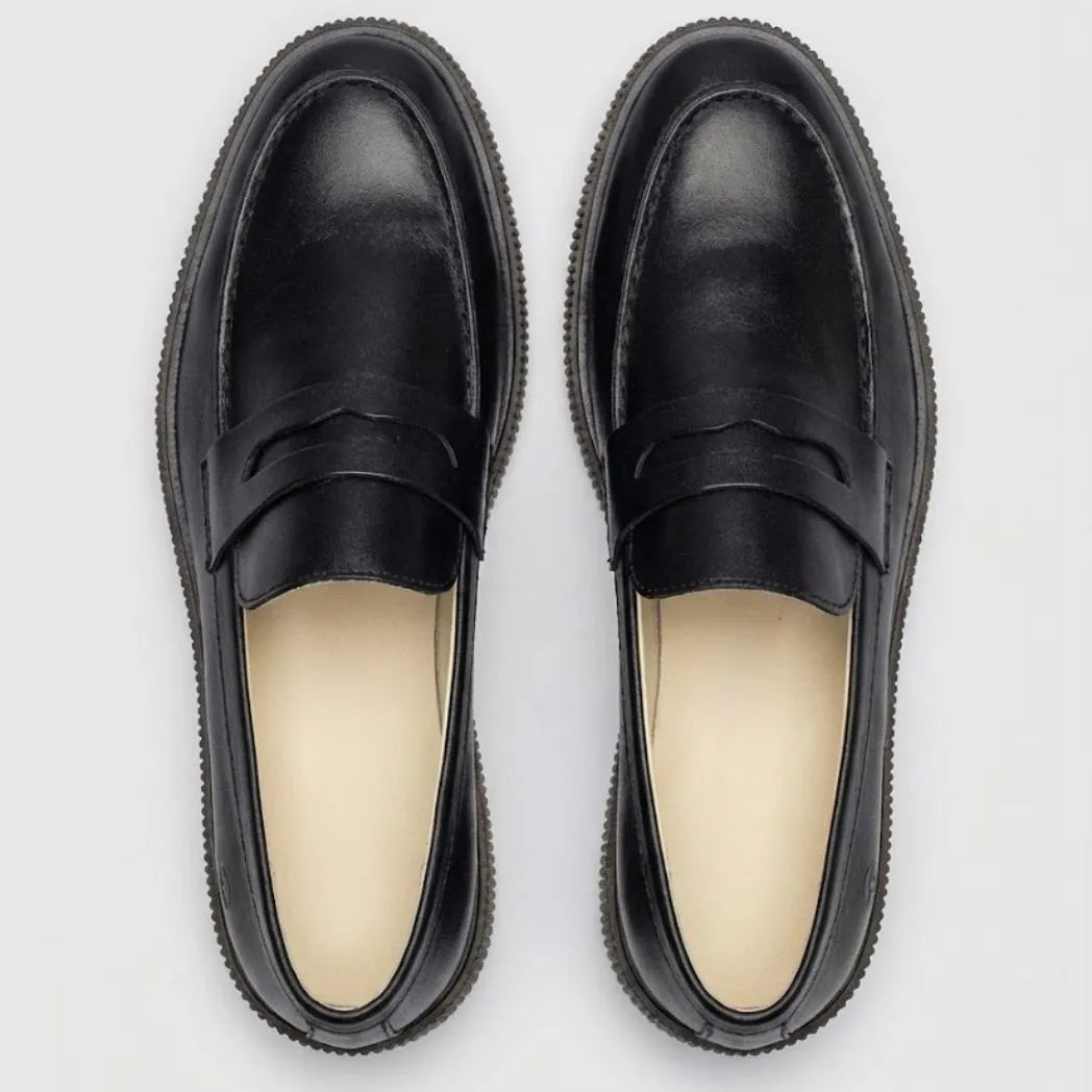 Mocassim Loafer Urban Londres de Couro Preto