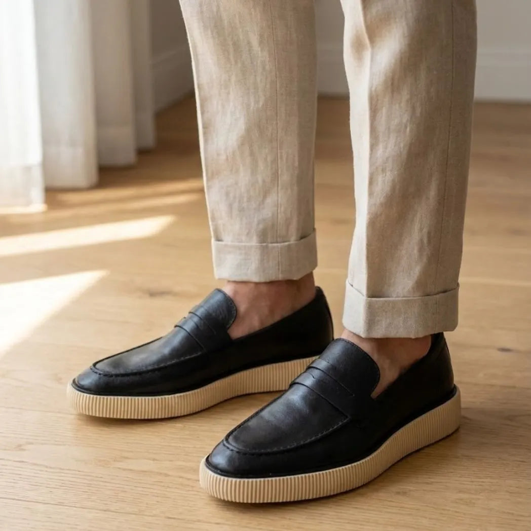 Mocassim Loafer Urban Londres de Couro