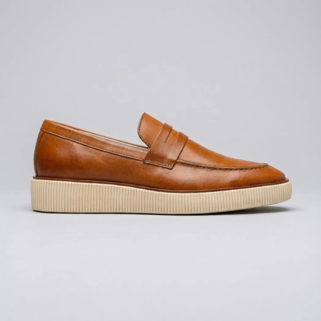 Mocassim Loafer Urban Londres de Couro Marrom