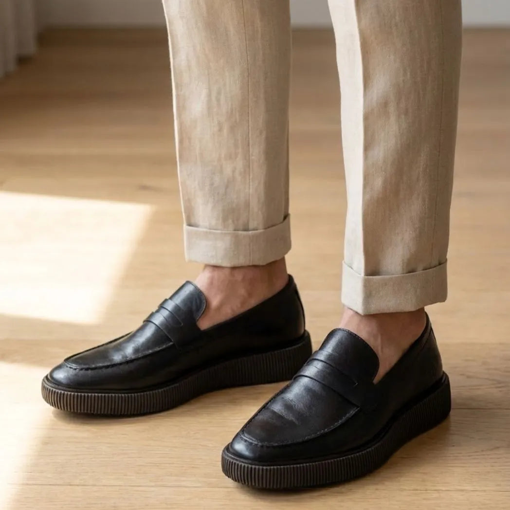 Mocassim Loafer Urban Londres de Couro