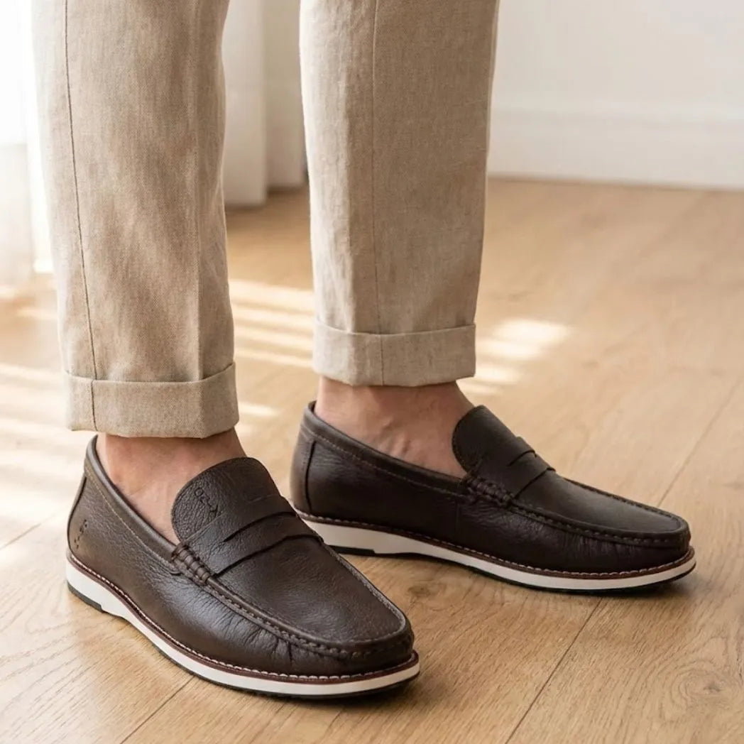 Mocassim Loafer de Couro Berlin Edição Limitada X-20