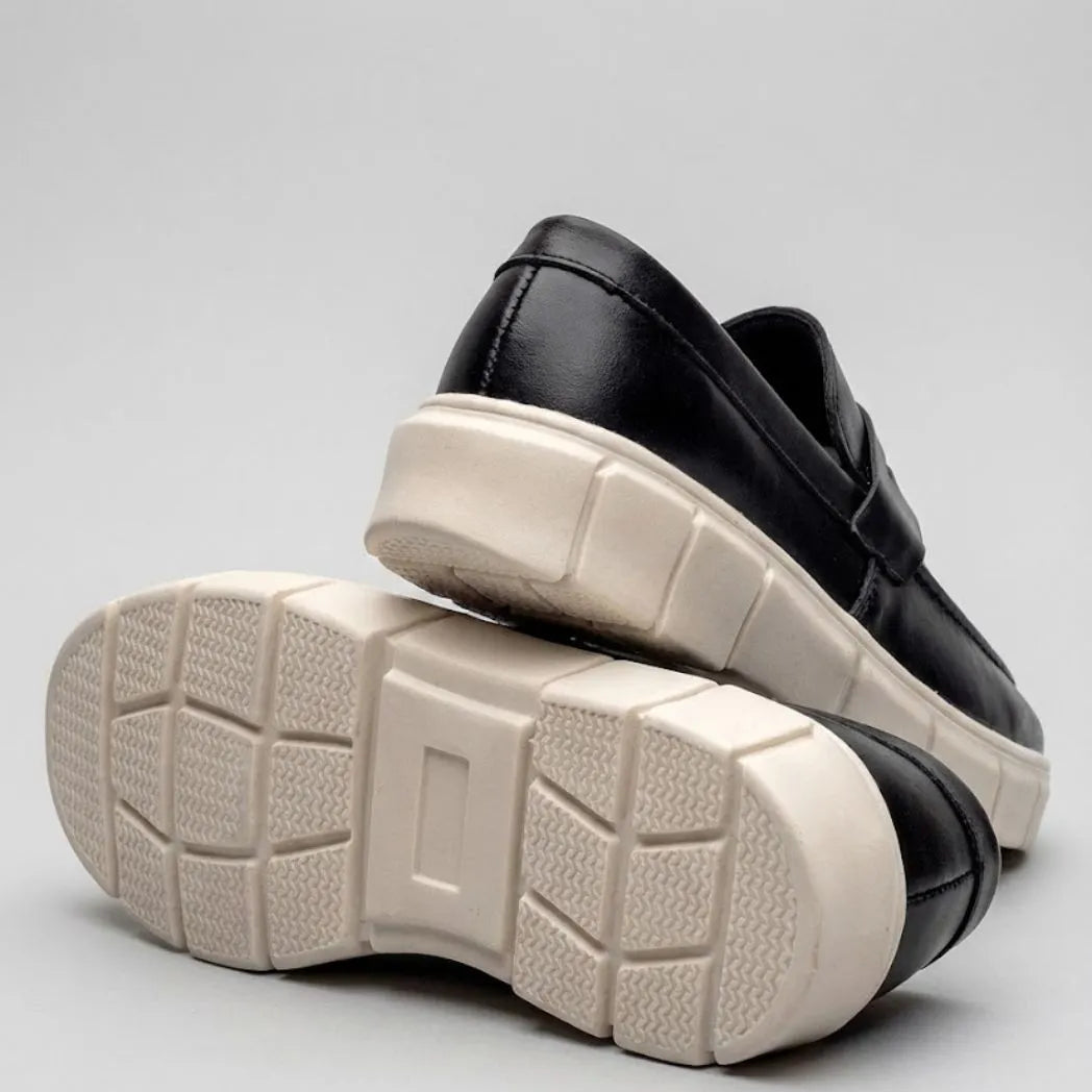 Mocassim Lunar Tratorado Preto