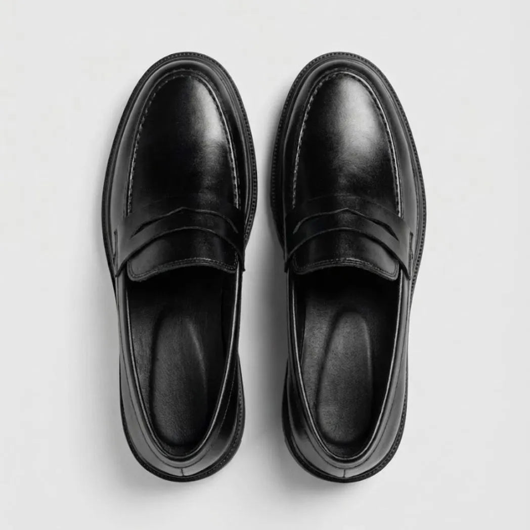 Mocassim Masculino Costurado Piettro Preto