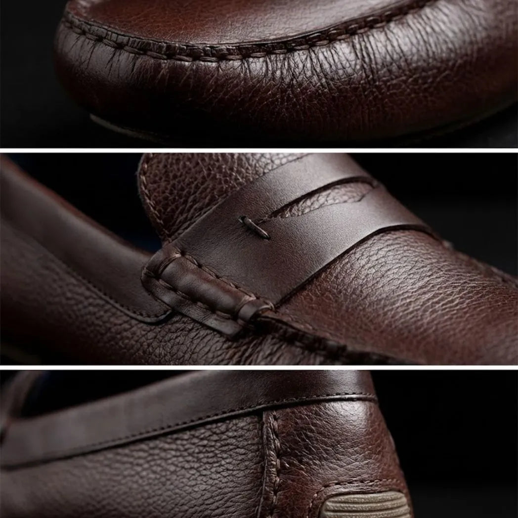 Mocassim Masculino Driver de Couro