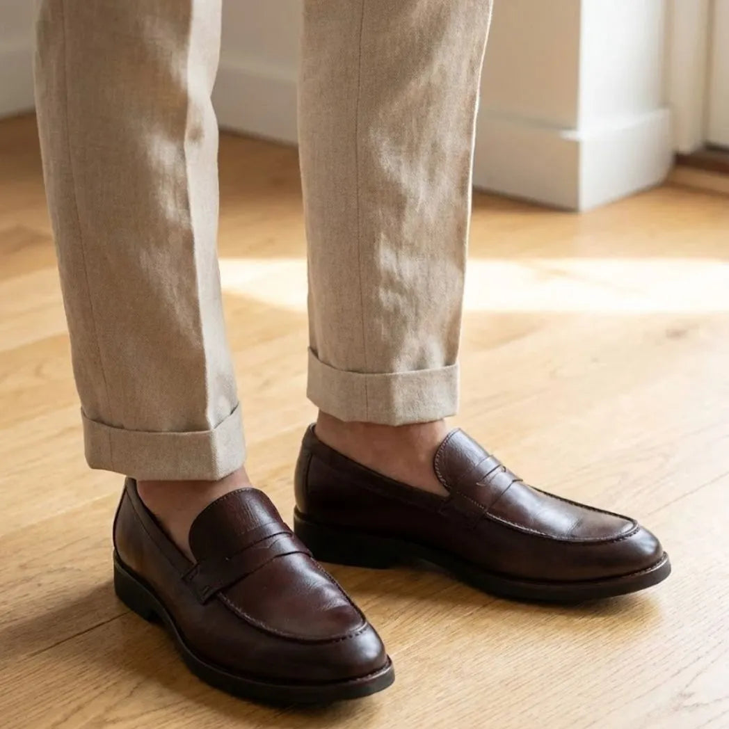 Mocassim Masculino Genova Loafer Couro