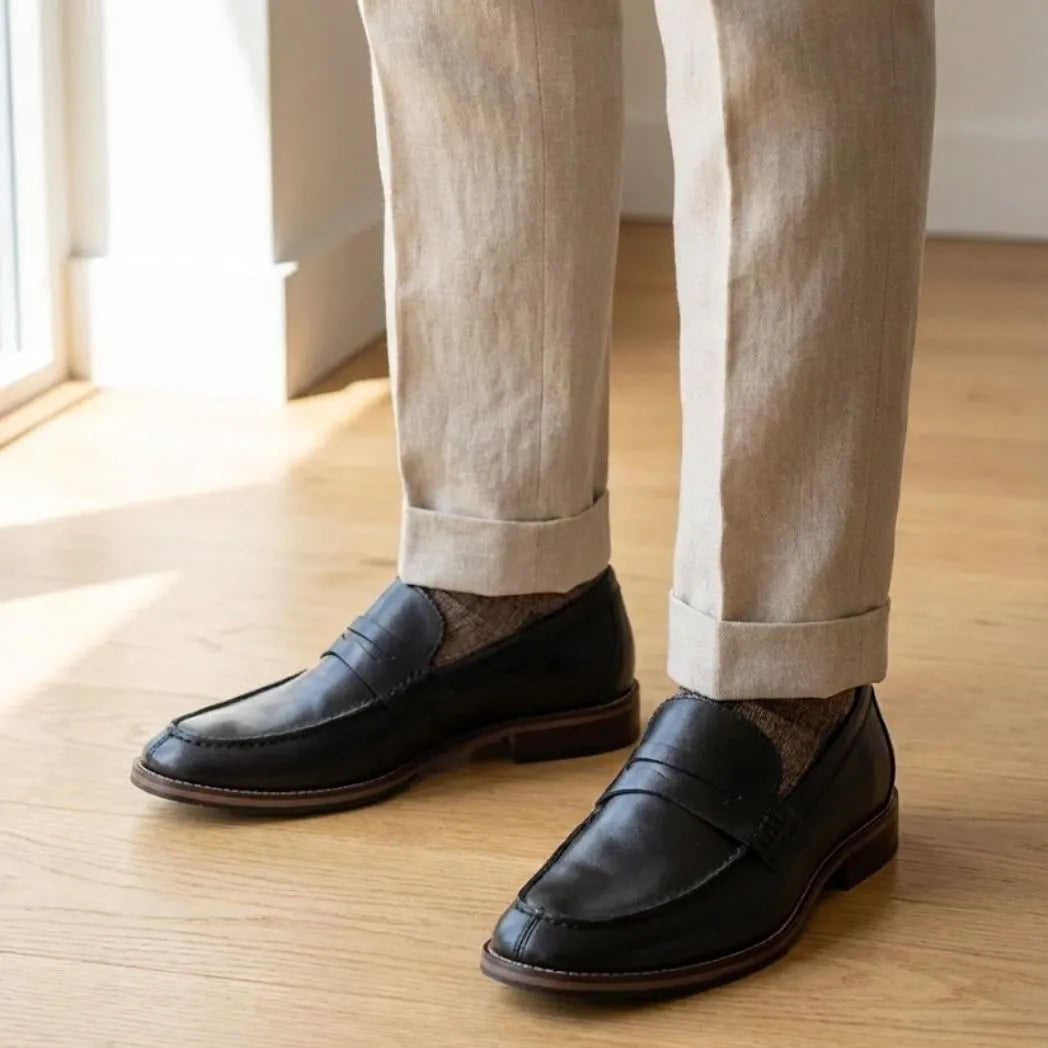 Mocassim Masculino Paris Loafer de Couro