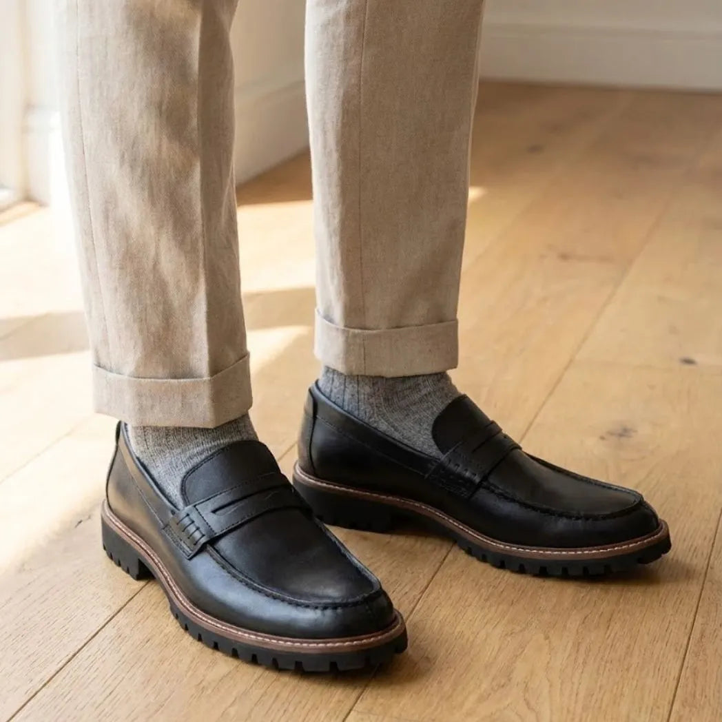 Mocassim Masculino Siena Loafer de Couro