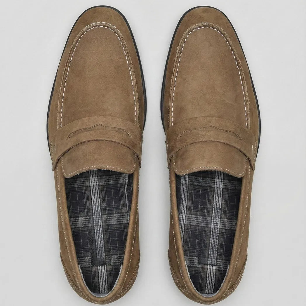Mocassim Penny Loafer Milano Cognac Mocha