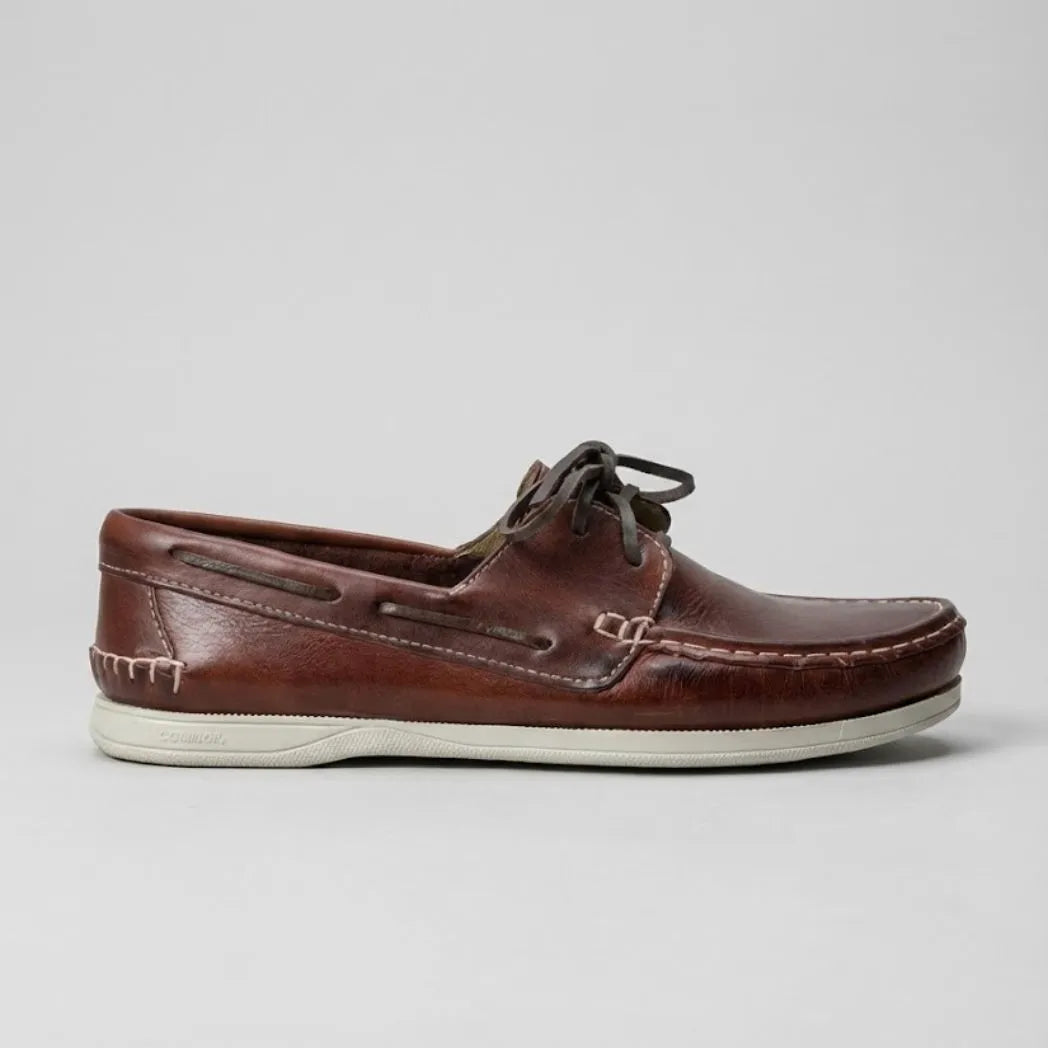 Mocassim Sider de Couro