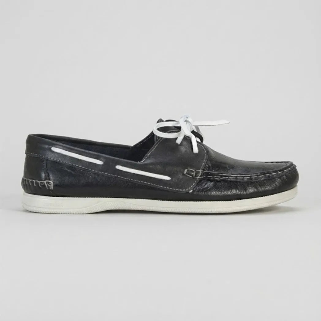 Mocassim Sider de Couro