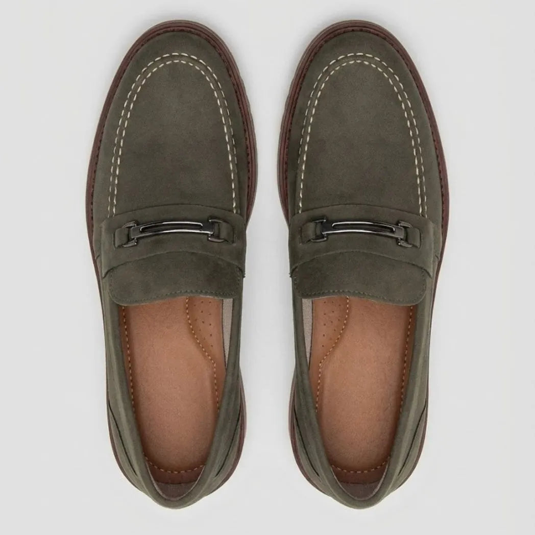 Mocassim Suede Tratorado de Camurça