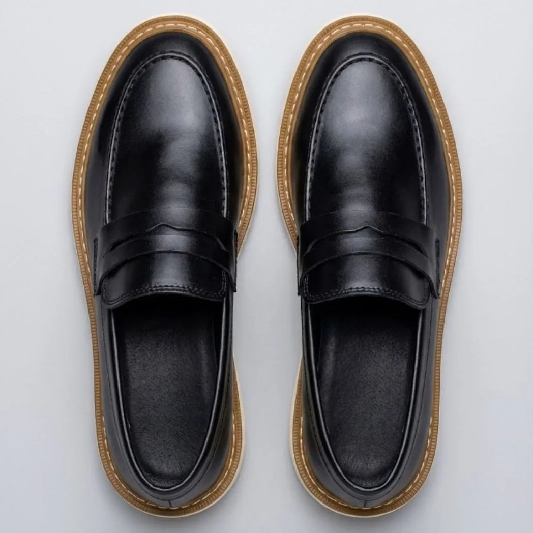 Mocassim Tratorado Siena Ripple Preto
