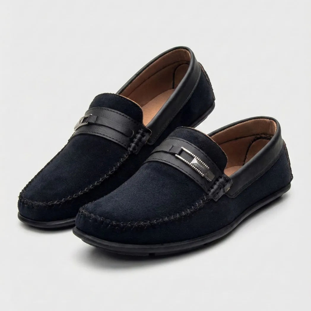 Mocassim de Camurça Titan Coffee Preto