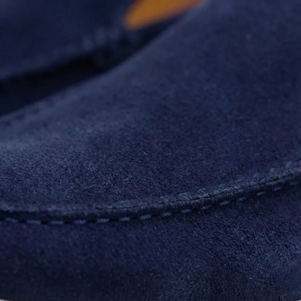 Mocassim de Camurça de Lebre Azul